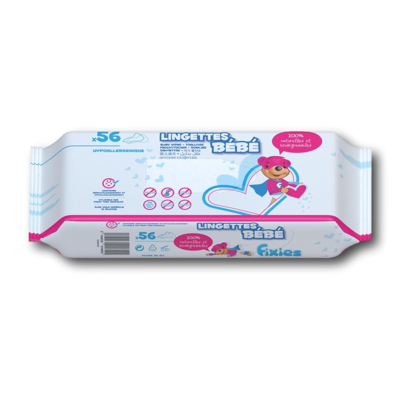 Lingettes Bébé Nature Sensitive 1 x 56