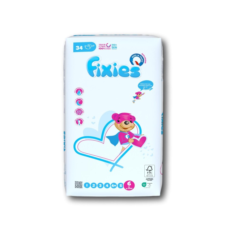 PACK couches Fixies XL 16/30 kg 3 x 34