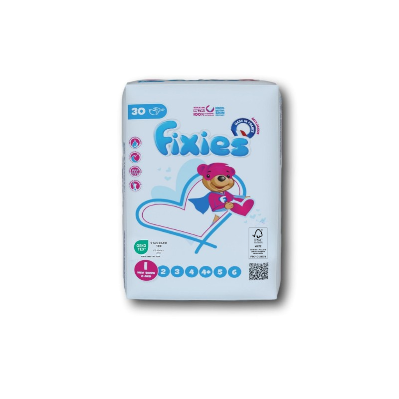Couches bébé Fixies Newborn 2/5 kg