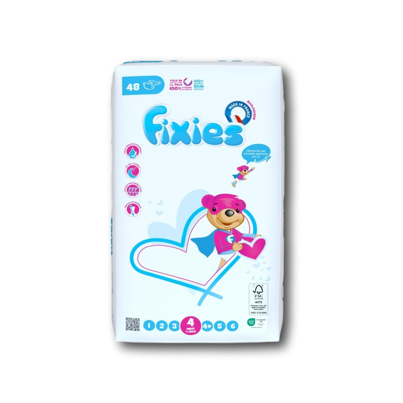 Couches bébé Fixies Maxi 7/18 kg x 48