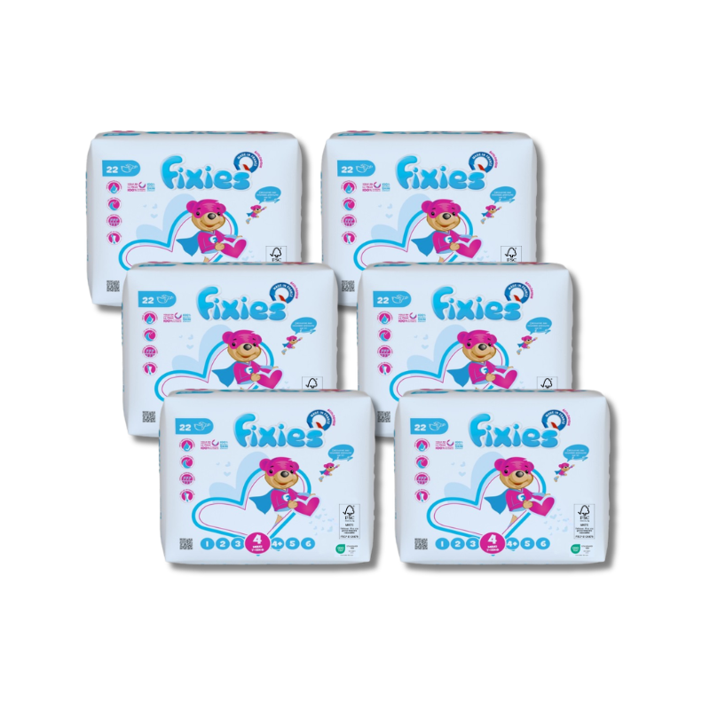 PACK couches Fixies Maxi 7/18 kg 6 x 22