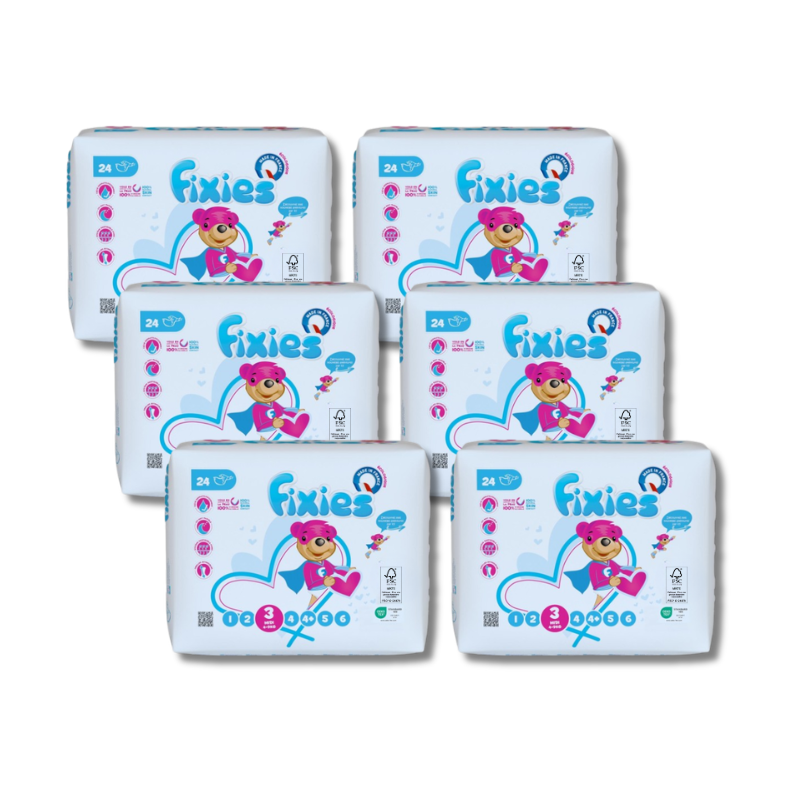 PACK couches Fixies Midi 4/9 kg 6 x 24