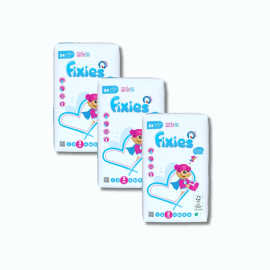 PACK couches Fixies Midi 4/9 kg 3 x 54