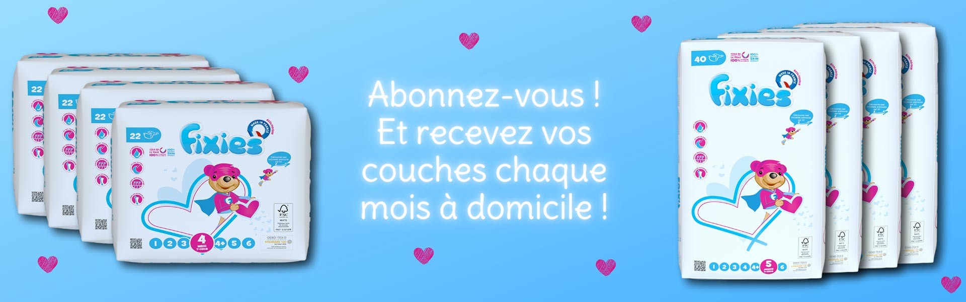 Couches Fixies couches et produits bébé made in France